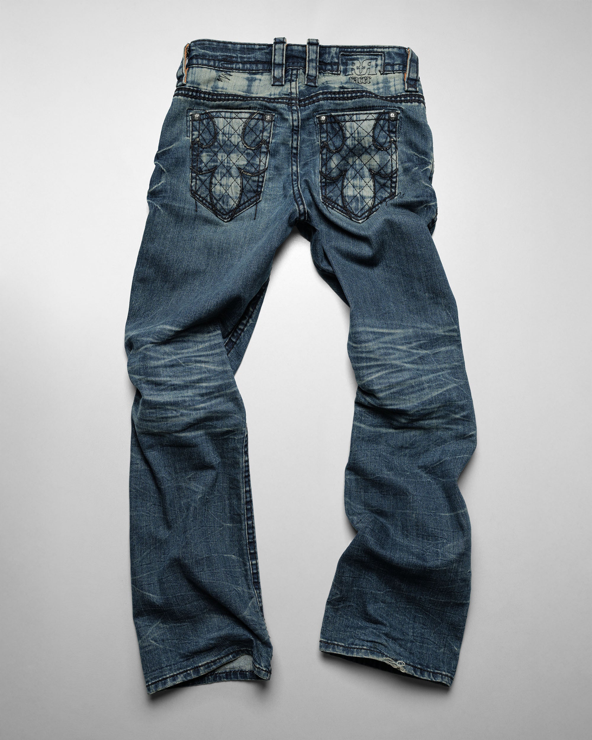 Racer X Rock Revival® Dark Bootcut Denim