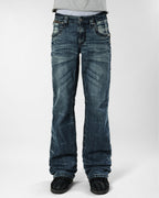 Racer X Rock Revival® Dark Bootcut Denim