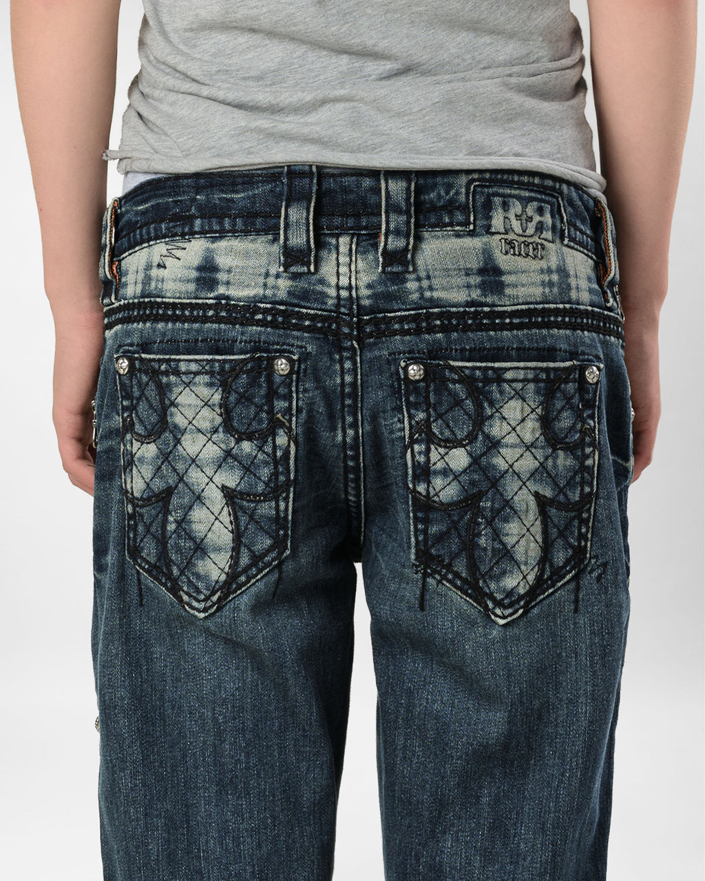 Racer X Rock Revival® Dark Bootcut Denim