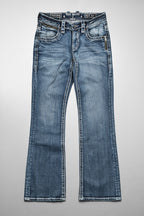 Racer X Rock Revival®  Light Bootcut Denim