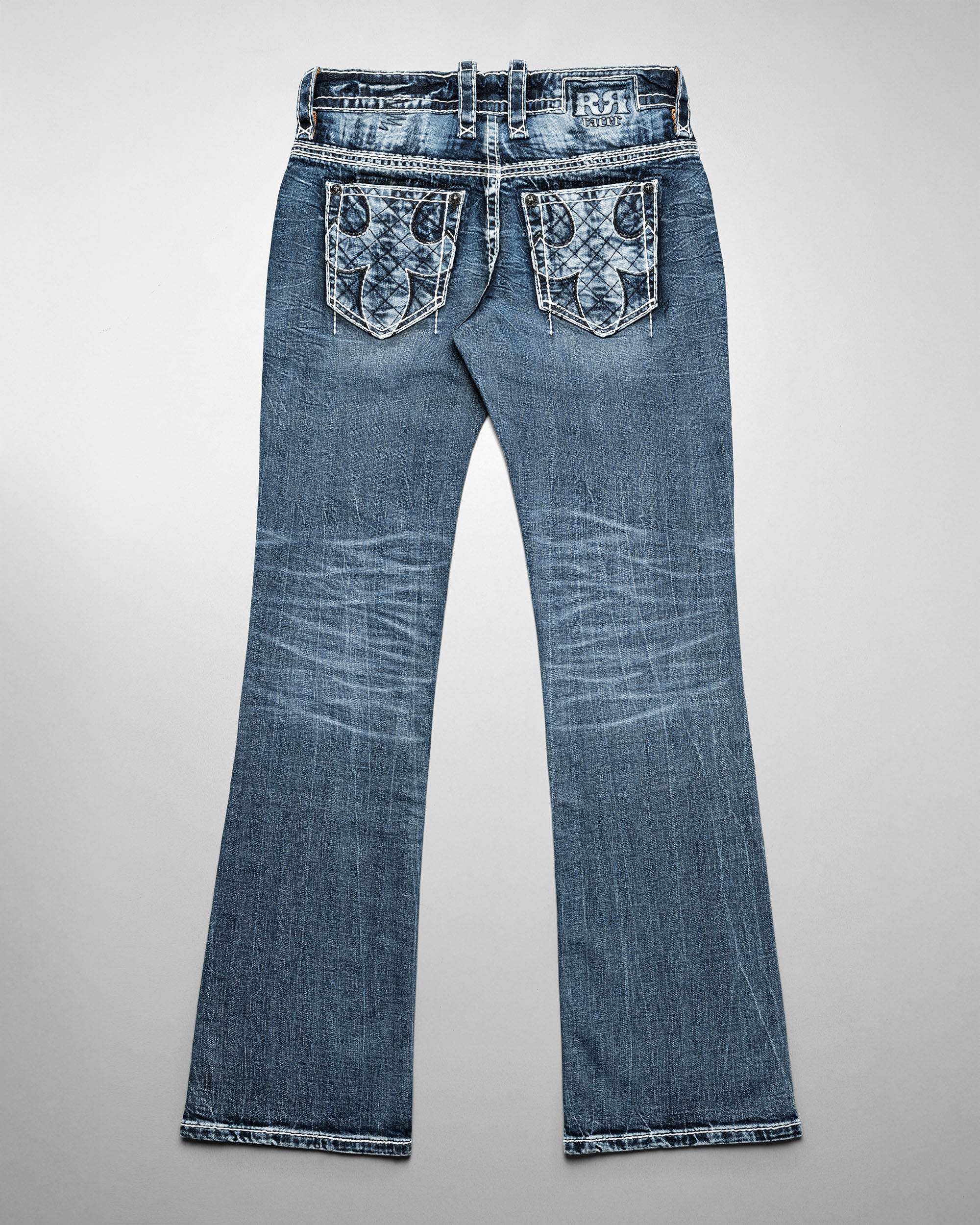 Racer X Rock Revival®  Light Bootcut Denim