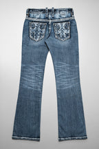 Racer X Rock Revival®  Light Bootcut Denim