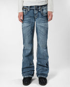 Racer X Rock Revival®  Light Bootcut Denim