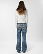 Racer X Rock Revival®  Light Bootcut Denim