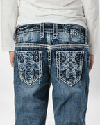 Racer X Rock Revival®  Light Bootcut Denim