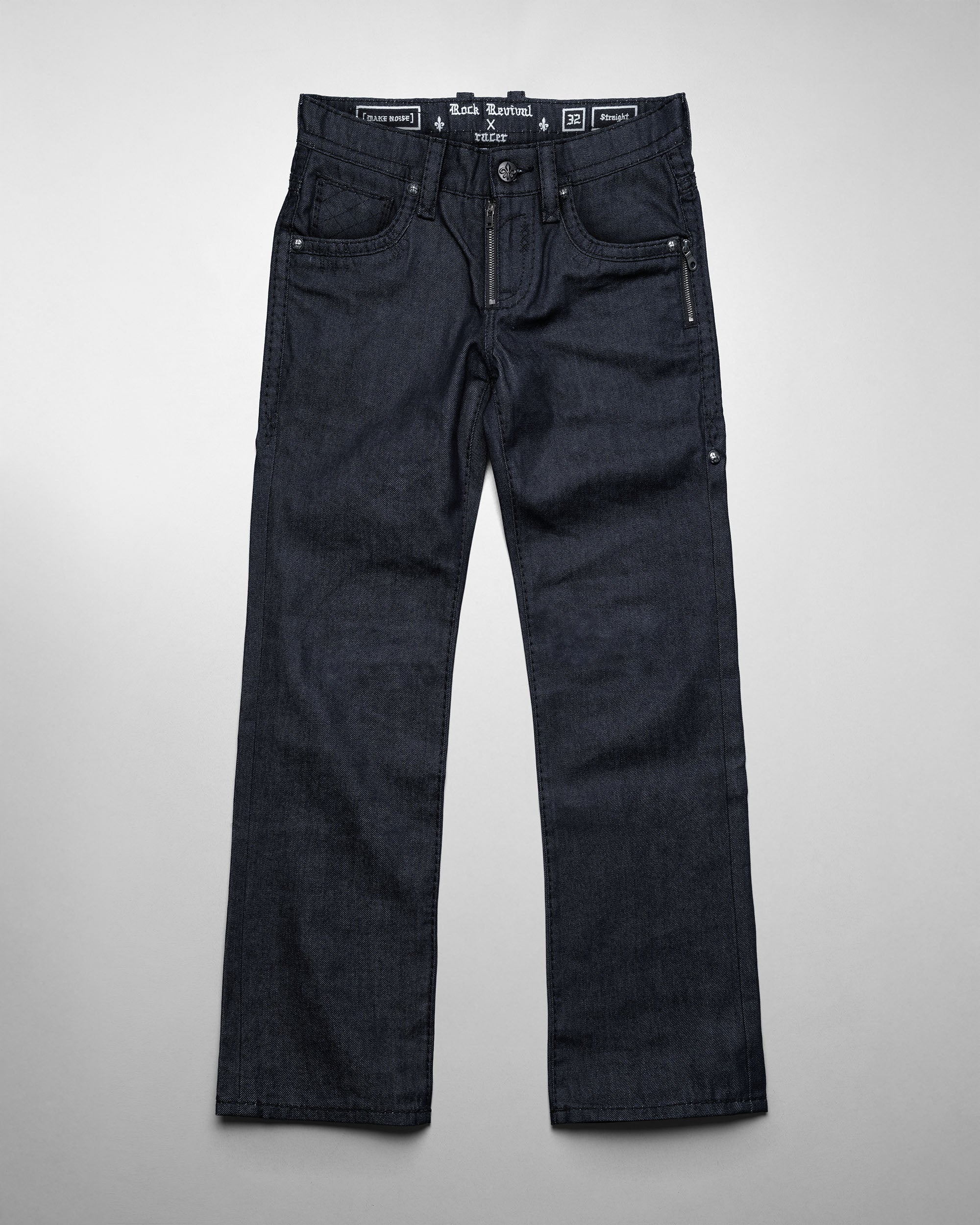 Racer x Rock Revival Raw Slim Denim