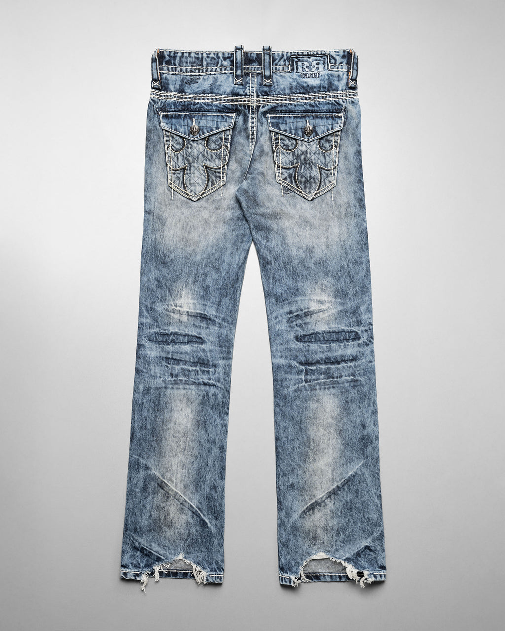 Racer X Rock Revival® Bleach Slim Denim
