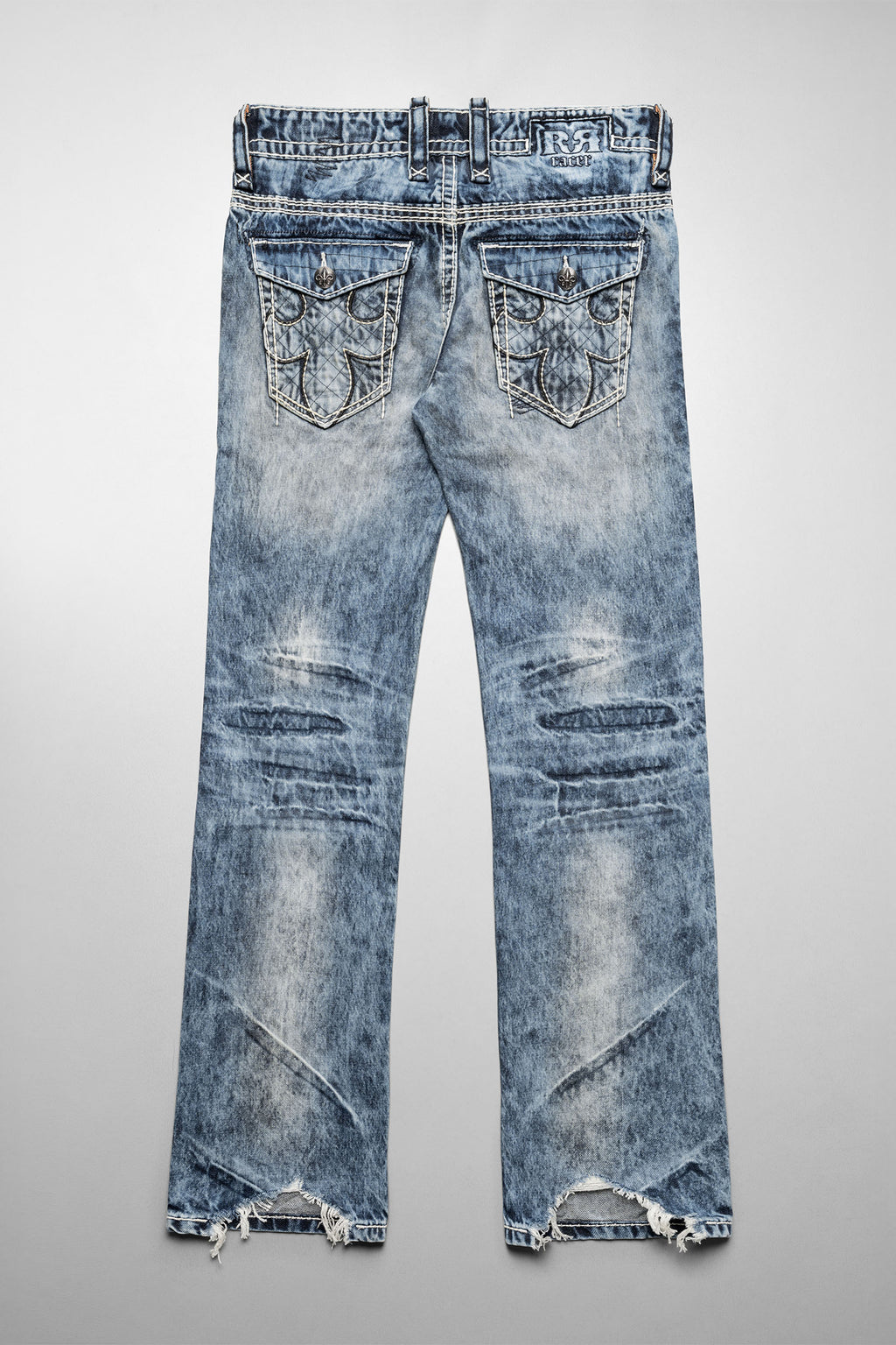 Racer X Rock Revival® Bleach Slim Denim