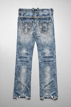 Racer X Rock Revival® Bleach Slim Denim