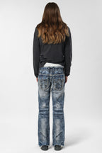 Racer X Rock Revival® Bleach Slim Denim
