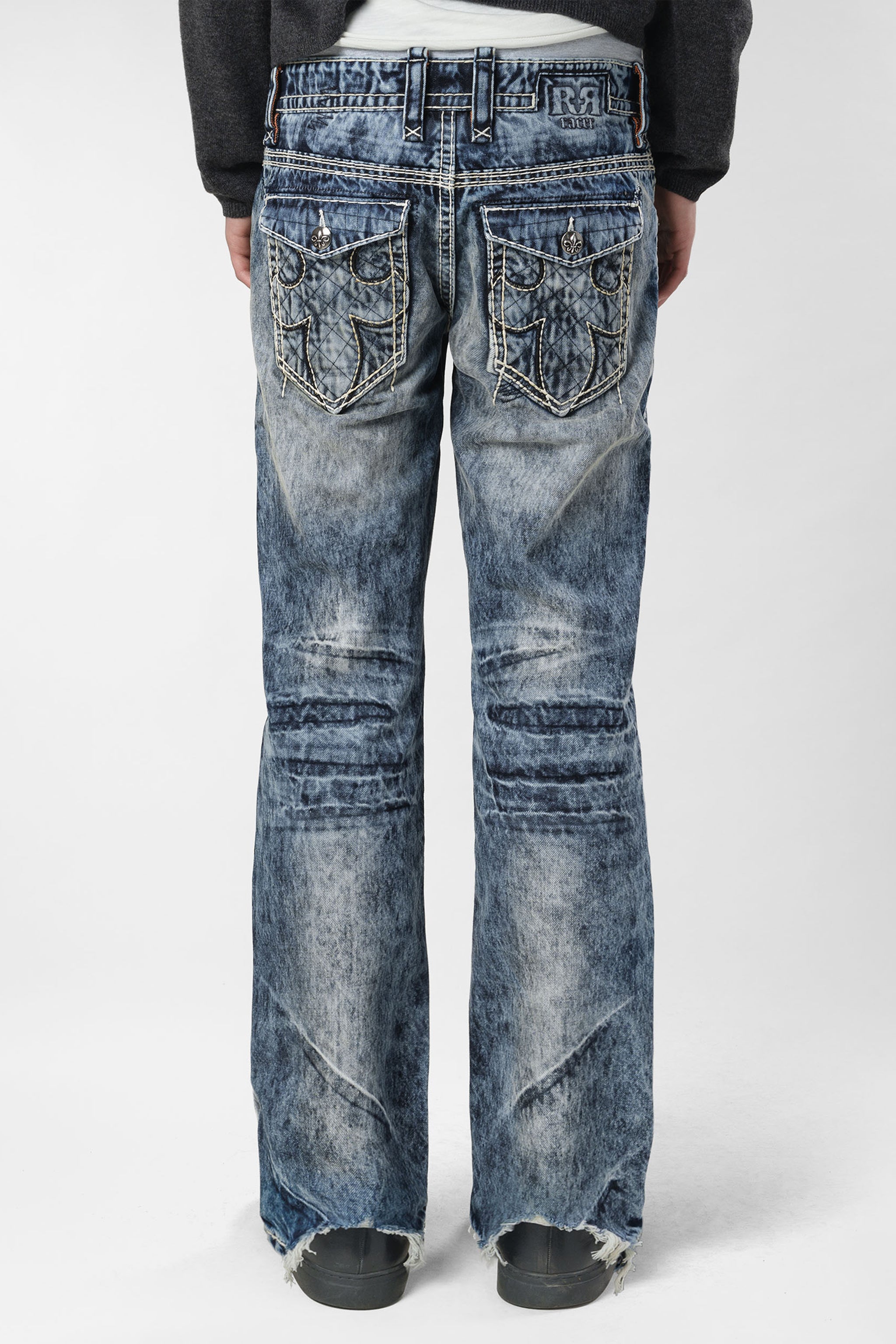 Rock Revival デニムパンツ 29 Rock Revival® x Racer Straight Leg Jeans | Acid Wash | Rock Revival®