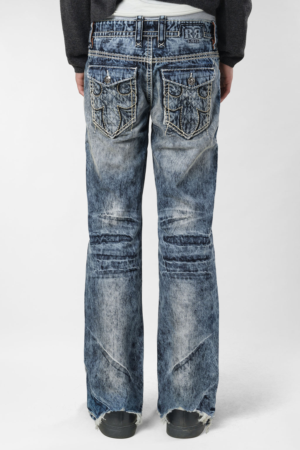 Racer X Rock Revival® Bleach Slim Denim
