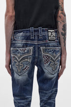 Jeans bootcut Ozzy (B203R) azul medio (6/30/26-DESC+IMG)