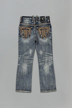 Ziggy Boys Bootcut Jeans in Vintage Blue