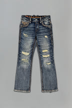 Ziggy Boys Bootcut Jeans in Vintage Blue