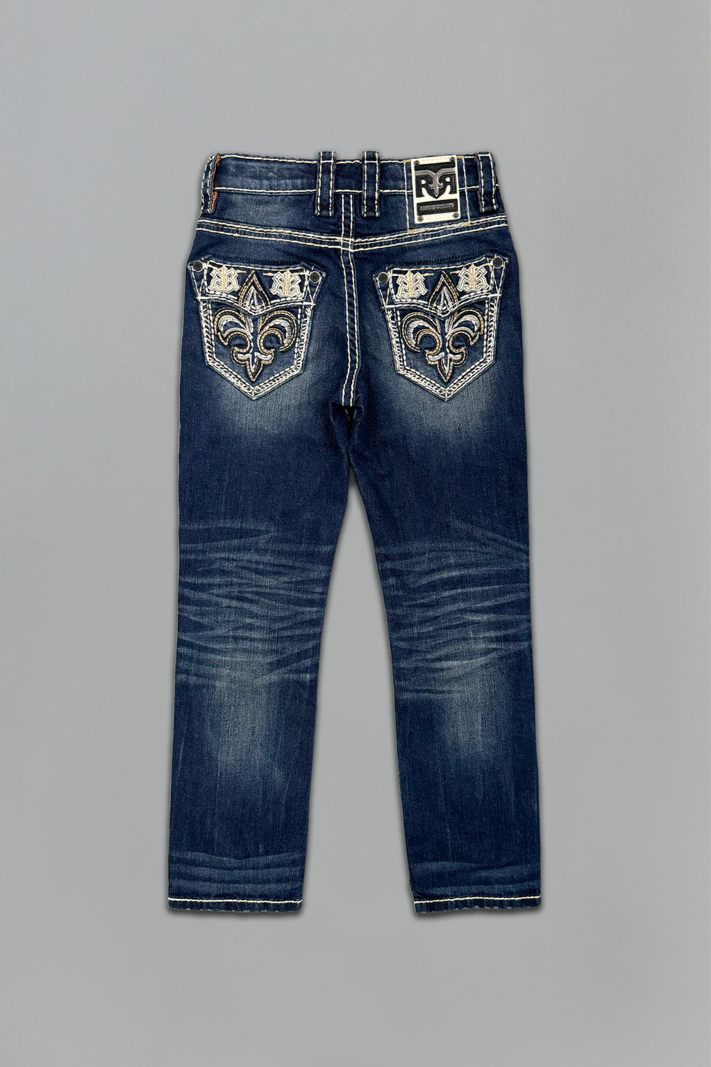Raphael Boys Straight Jeans in Dark Blue