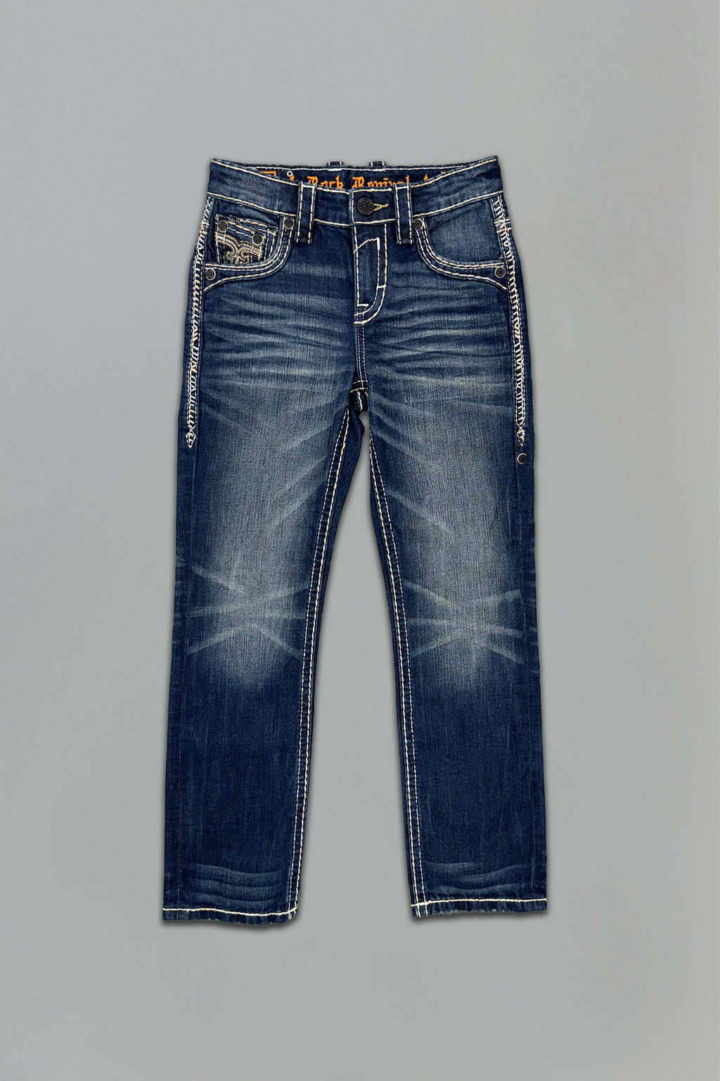 Raphael Boys Straight Jeans in Dark Blue