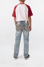 Francis Boys Straight Jeans in Light Blue