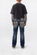 Raphael Boys Straight Jeans in Dark Blue