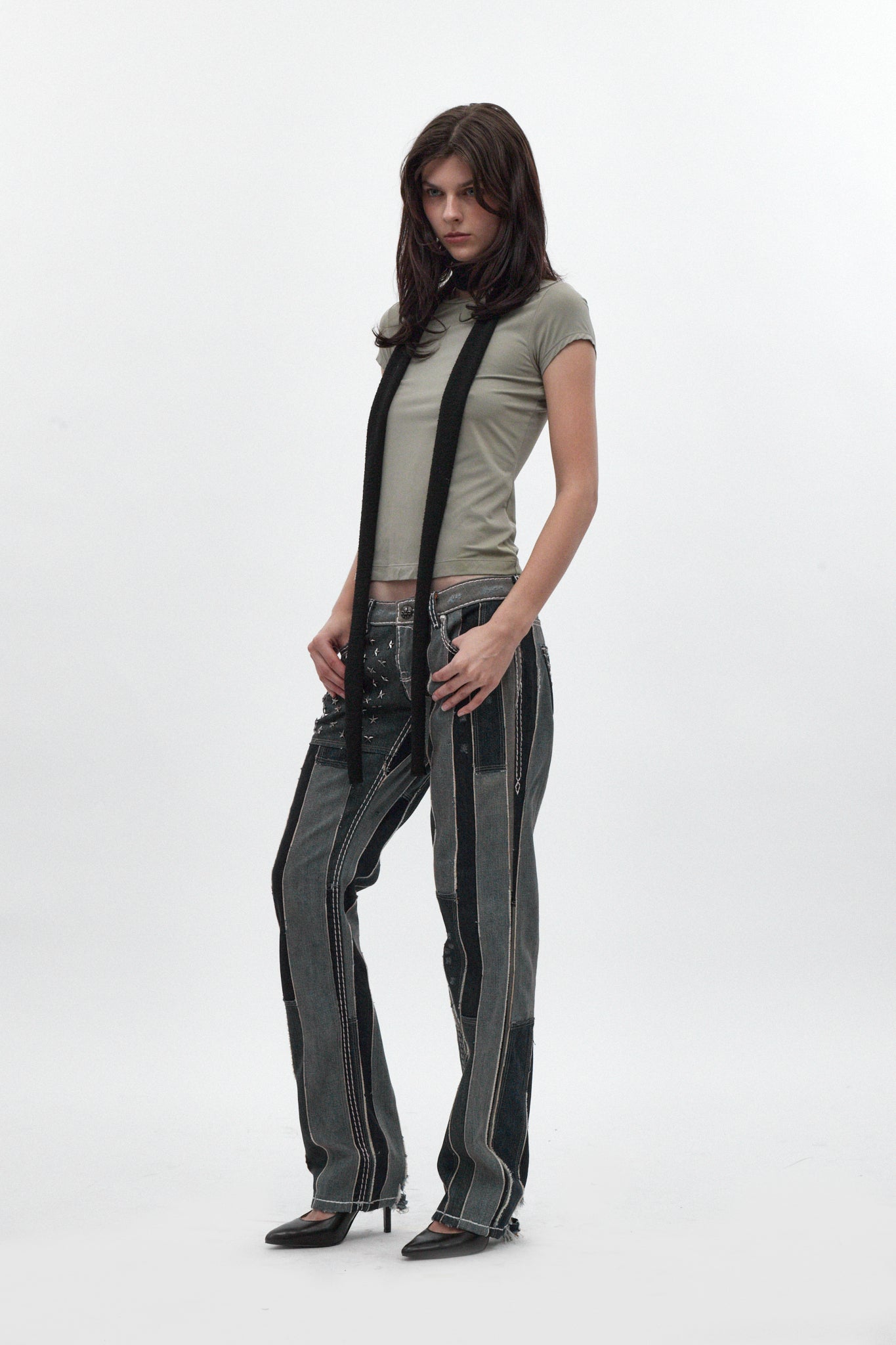 Rock Revival by Jaded London Patchwork Flag Jeans | Rock Revival