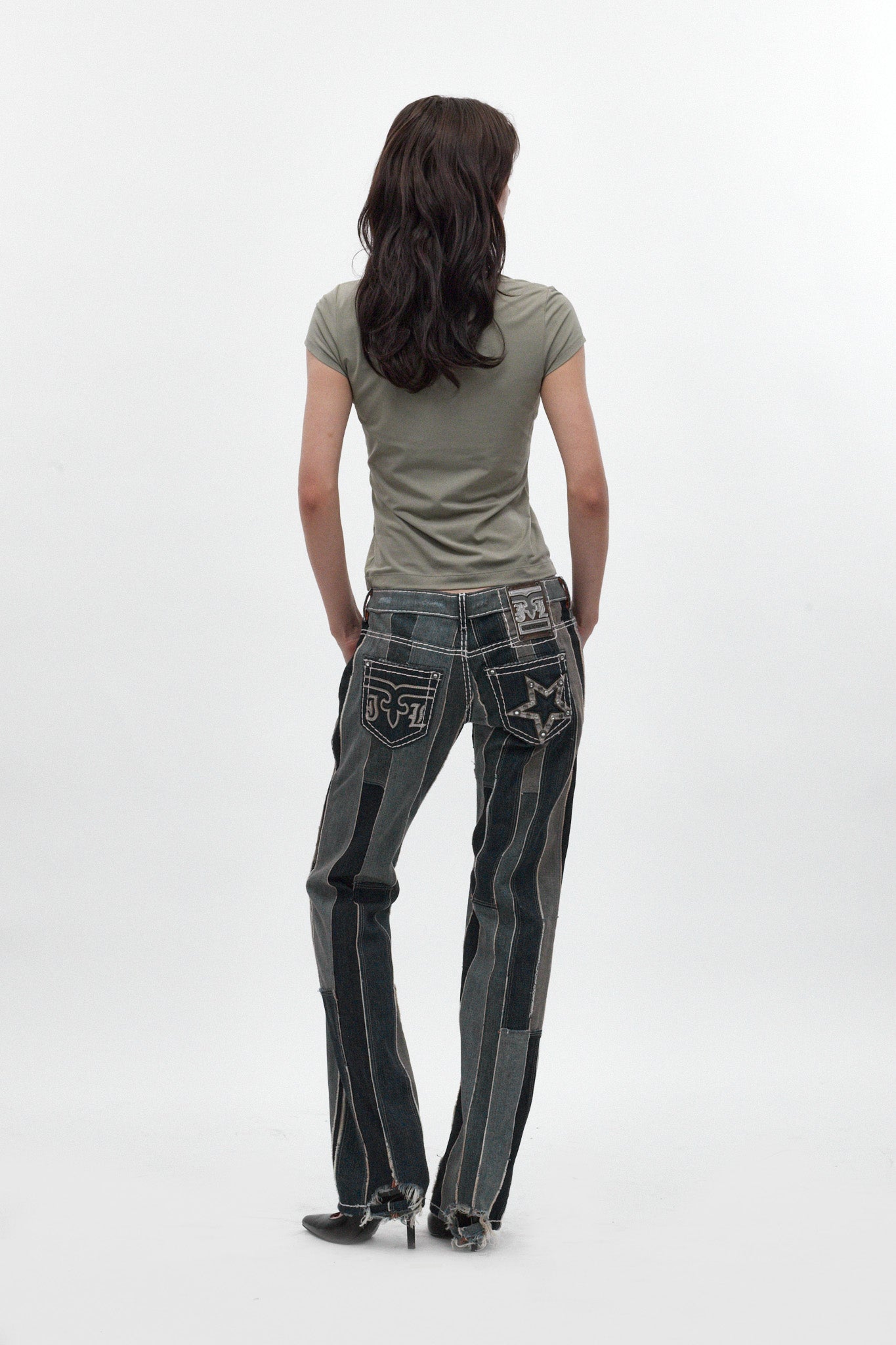 Rock Revival by Jaded London Patchwork Flag Jeans | Rock Revival