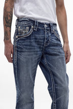 Robin Bootcut Jeans in Medium Blue
