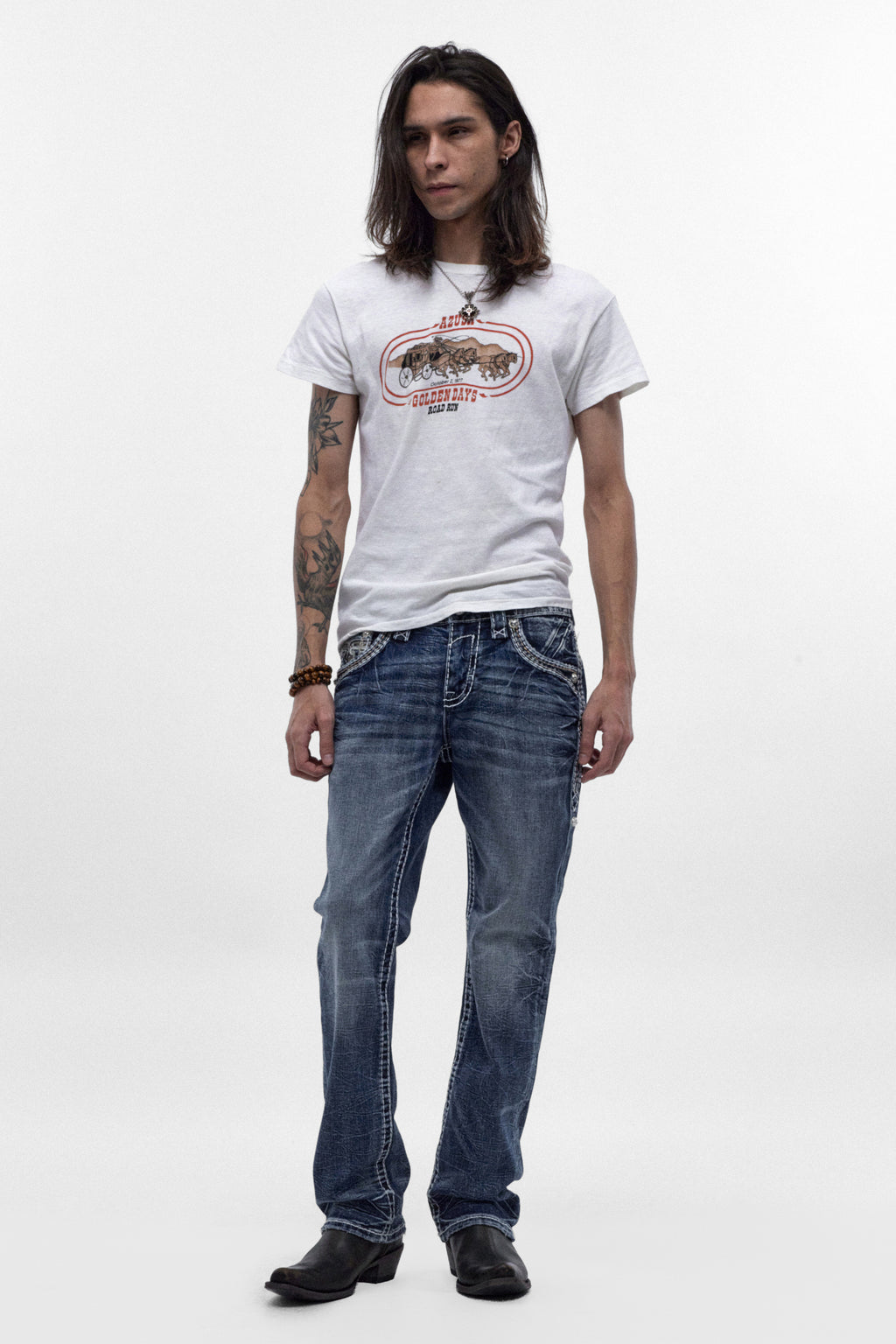 Robin Bootcut Jeans in Medium Blue