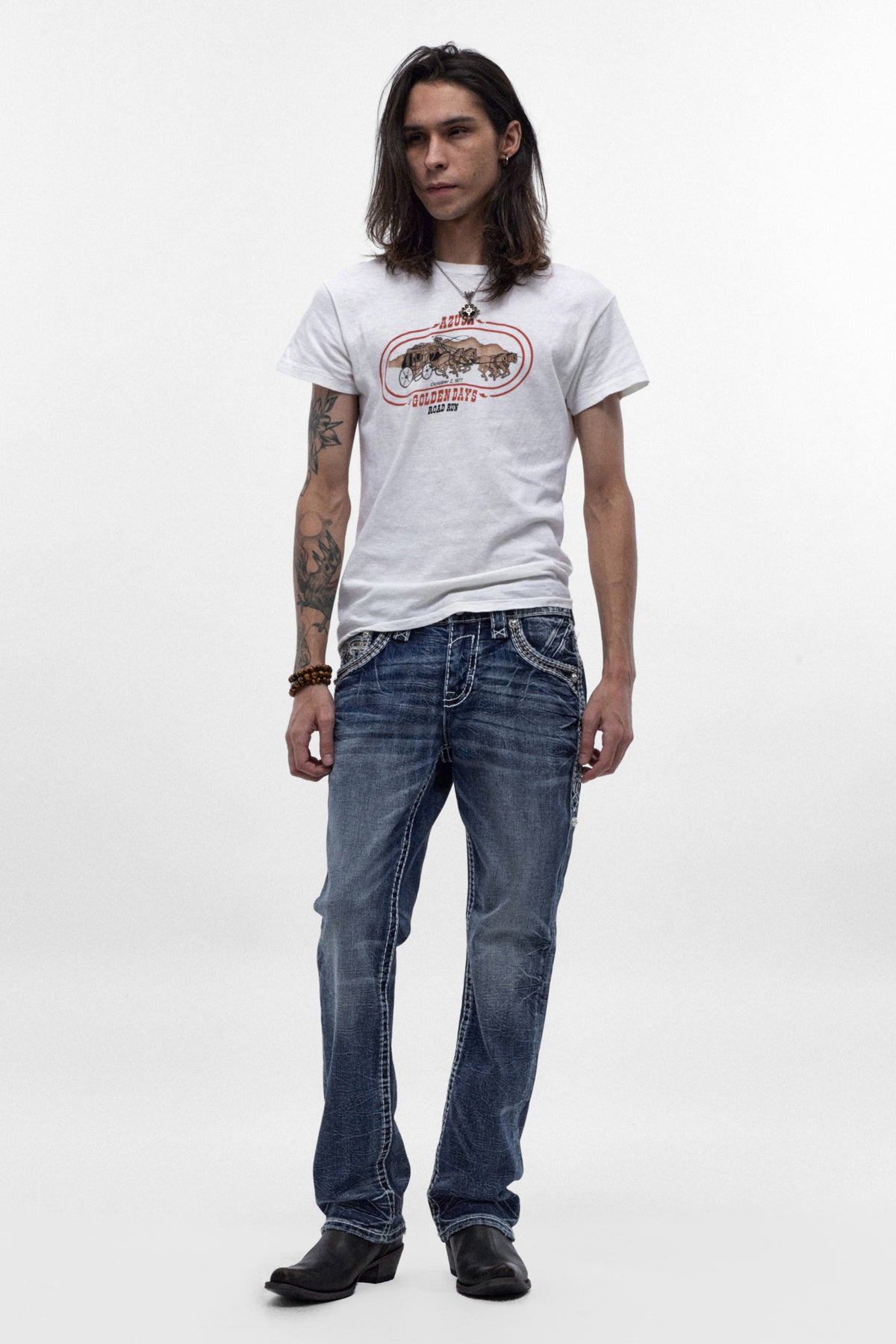 Robin Bootcut Jeans in Medium Blue
