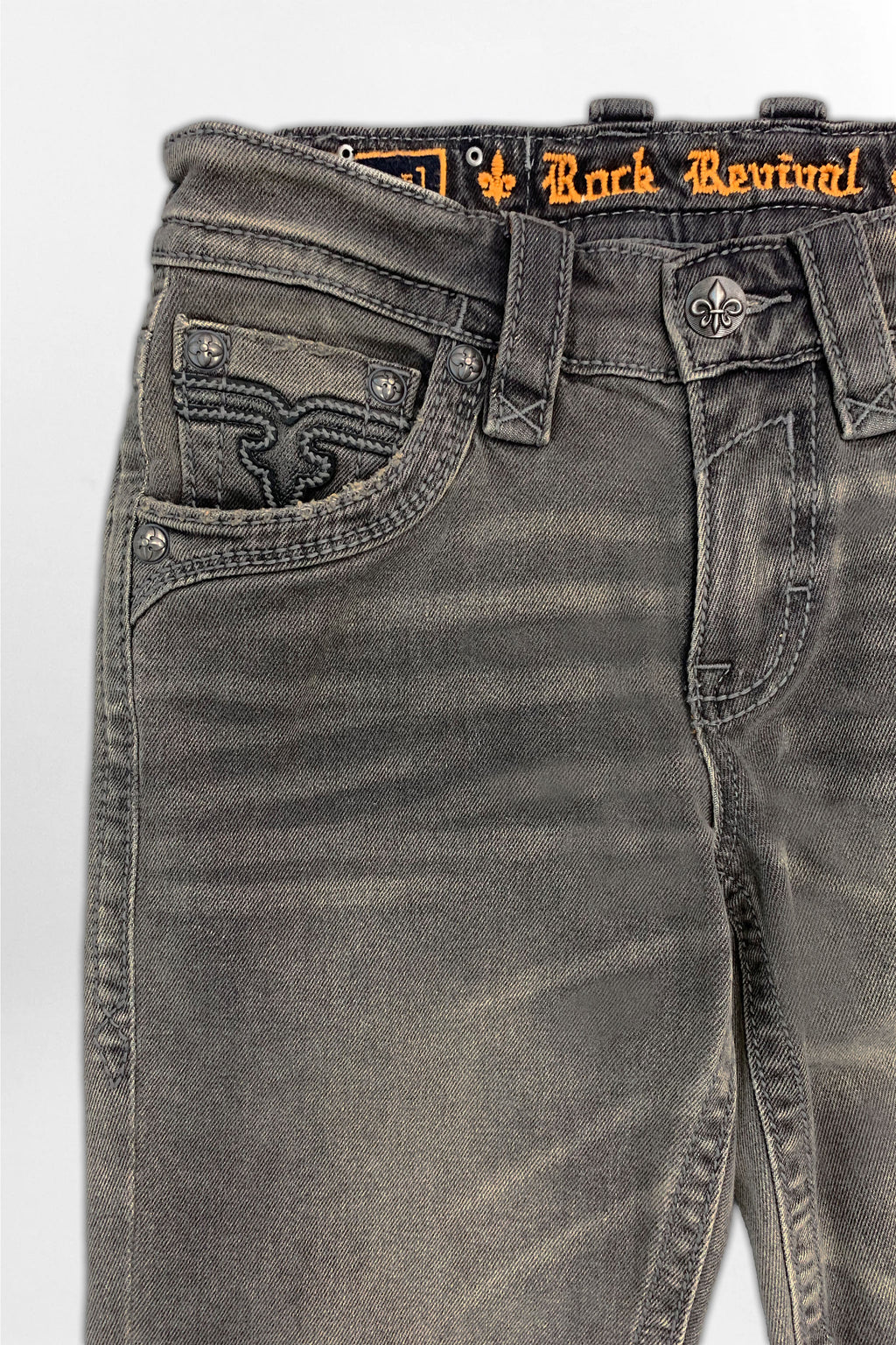 Jeans Arther Bootcut en gris y negro