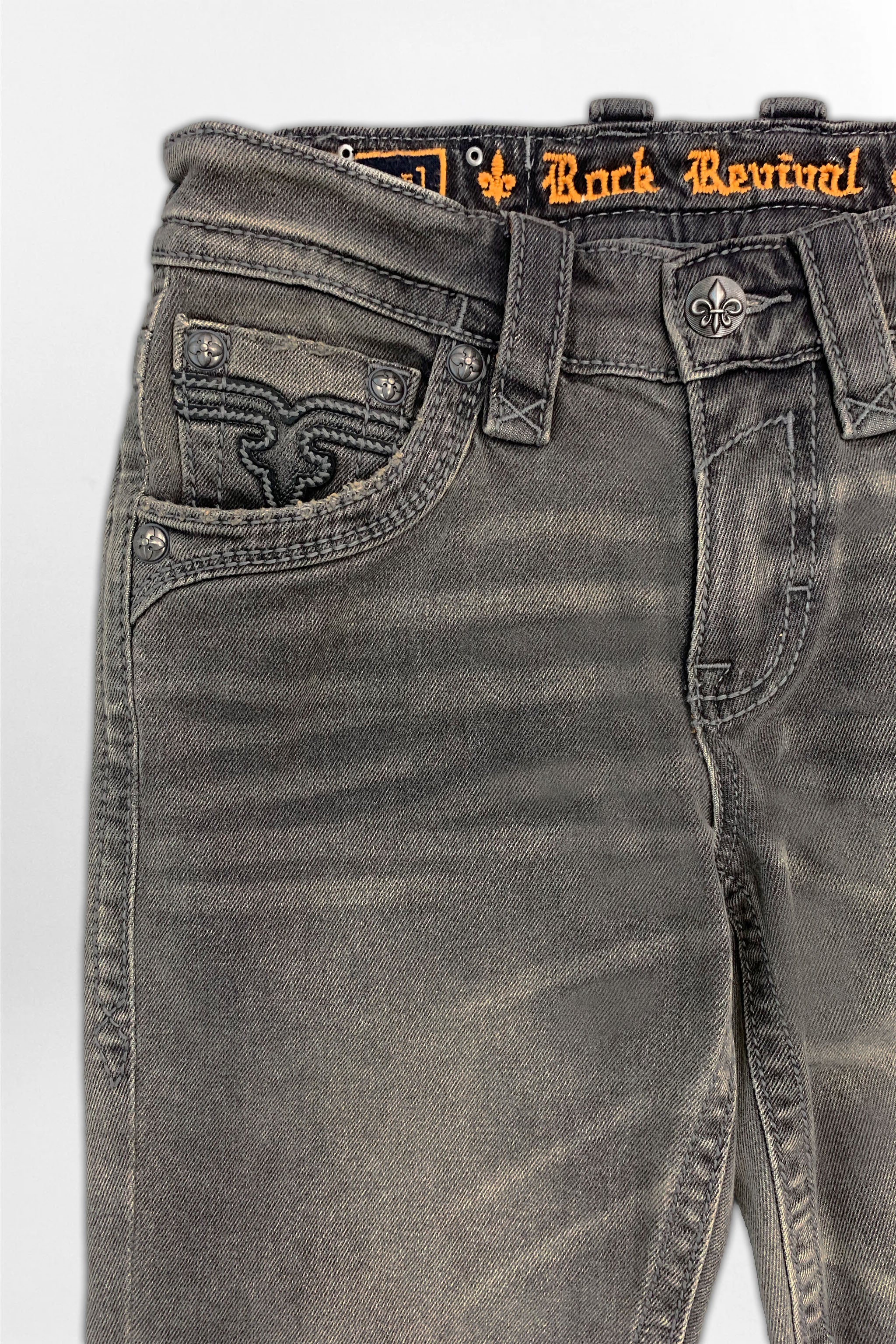 Jeans Arther Bootcut en gris y negro