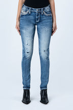 MEDINA S202 SKINNY JEAN - Rock Revival Store