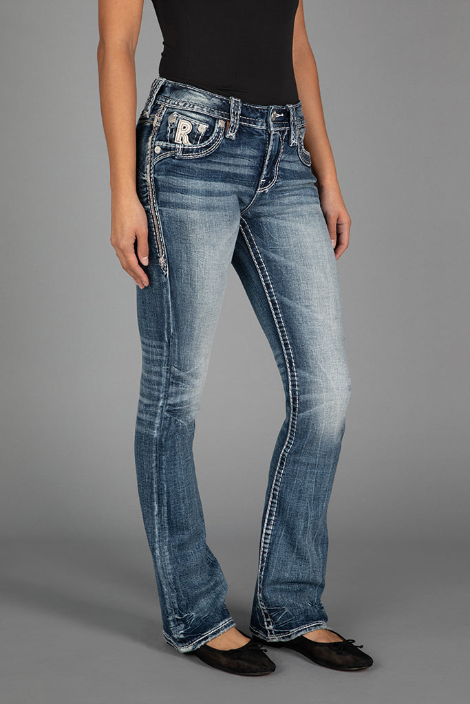 Miriam Bootcut Jeans Medium Wash Rock Revival - Main Image
