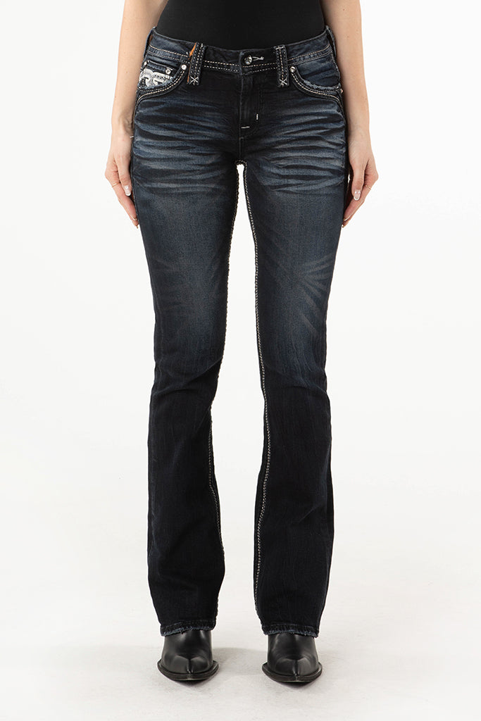 JESIKA B202R BOOTCUT JEAN - Rock Revival Store