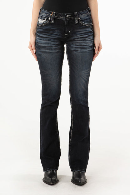 JESIKA B202R BOOTCUT JEAN - Rock Revival Store