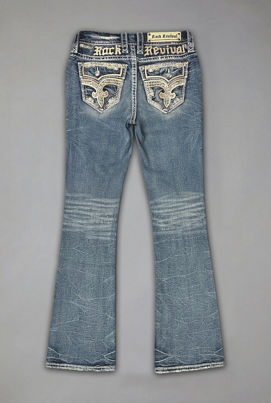 Amina Low-Rise Bootcut Jeans