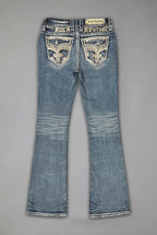 Amina Low-Rise Bootcut Jeans