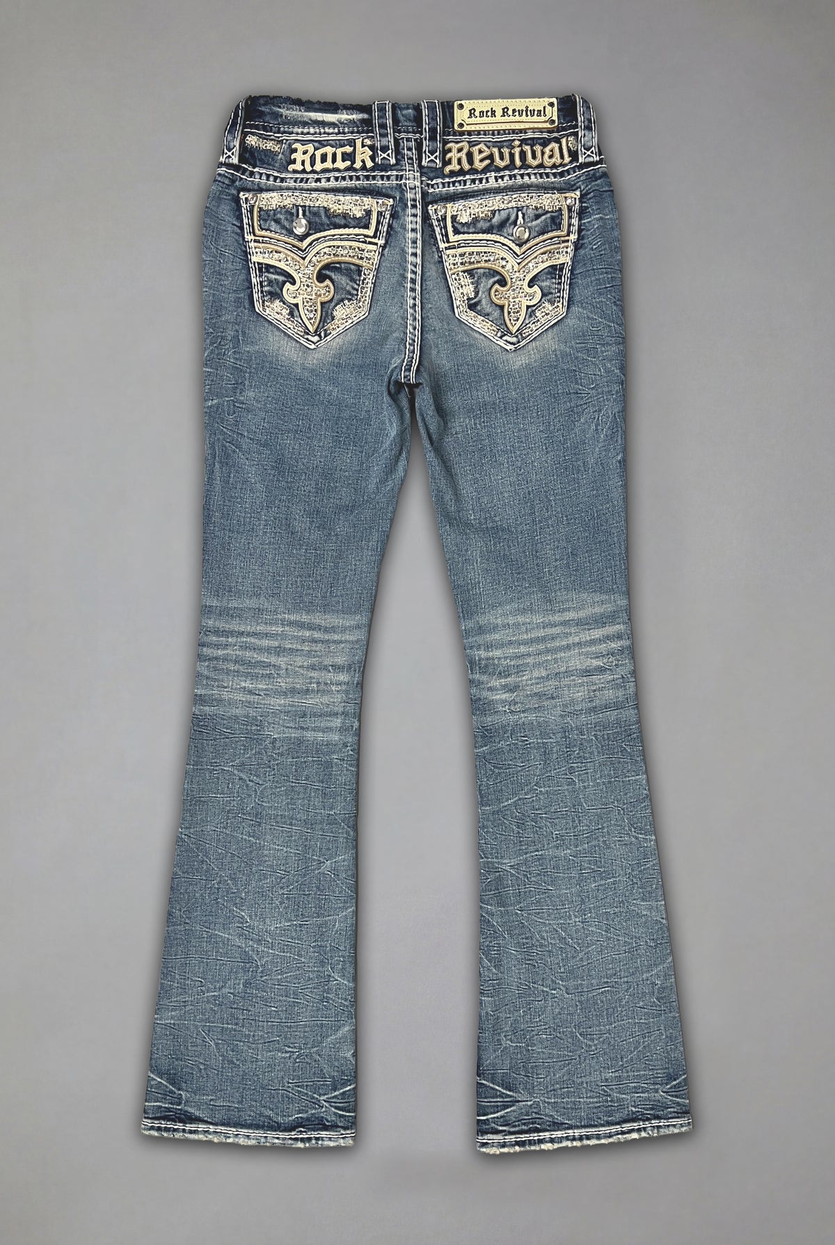 Amina Low-Rise Bootcut Jeans
