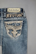 Amina Low-Rise Bootcut Jeans