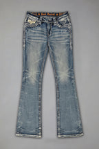 Amina Low-Rise Bootcut Jeans