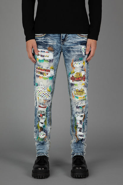 Jaser Slim Straight Jeans - Rock Revival®