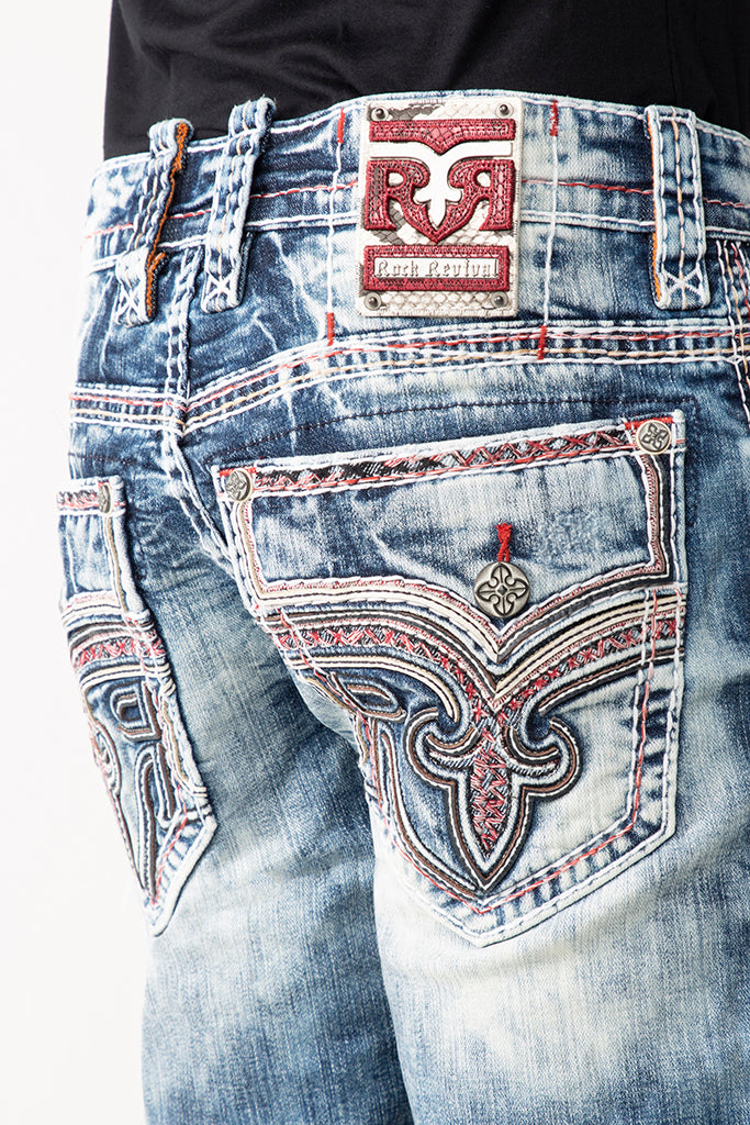 ARUBA BLUE ALT STRAIGHT JEANS - Rock Revival Store
