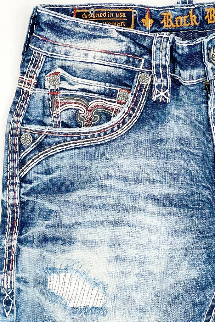 ARUBA BLUE ALT STRAIGHT JEANS - Rock Revival Store