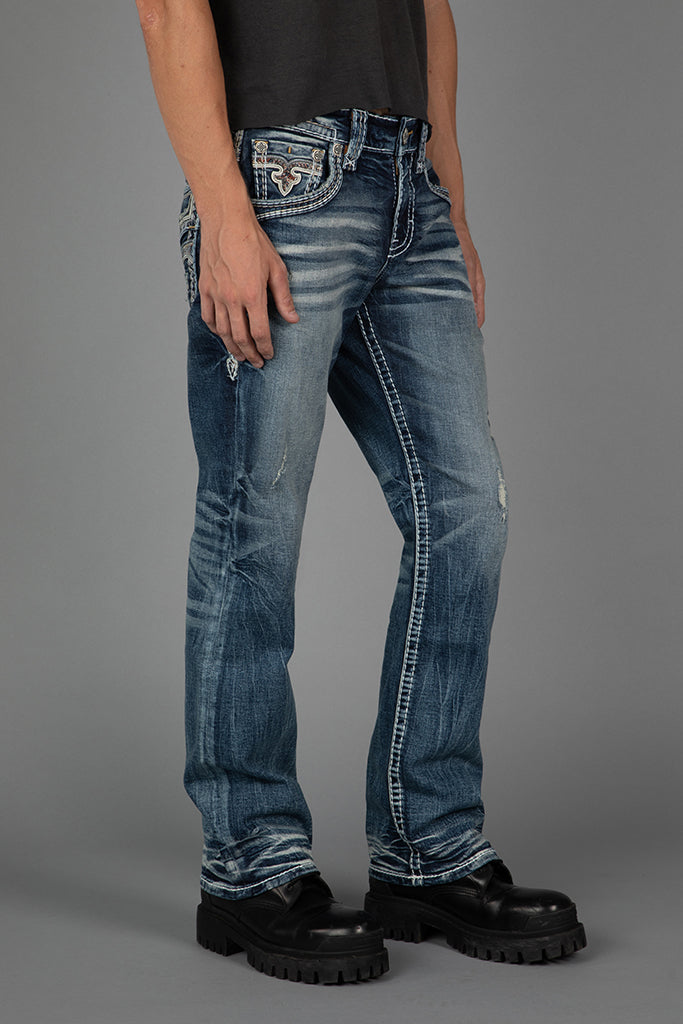 Foliage Bootcut Jeans Medium Wash Rock Revival