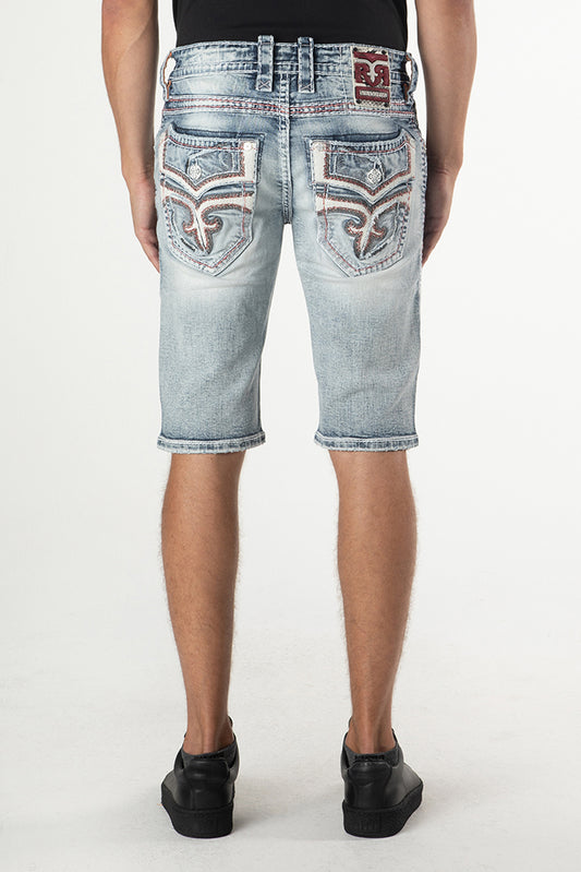 BRADLEY DENIM SHORTS - Rock Revival Store