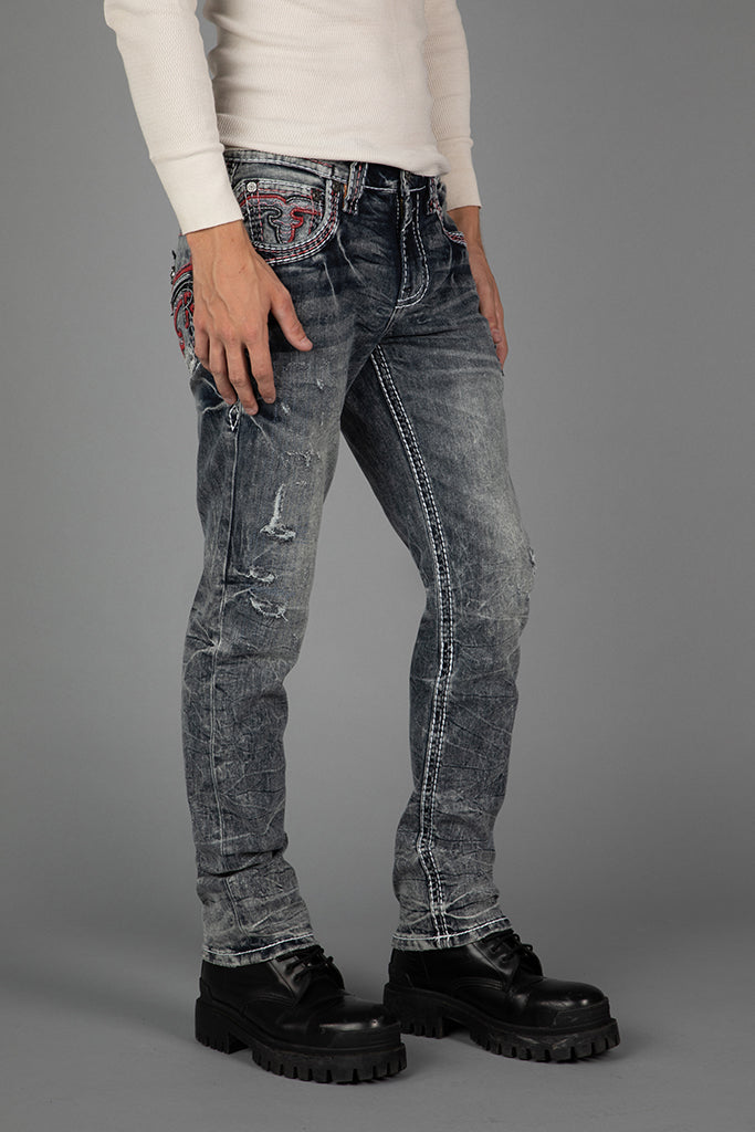 Arlo Alt Straight Jeans - Rock Revival®