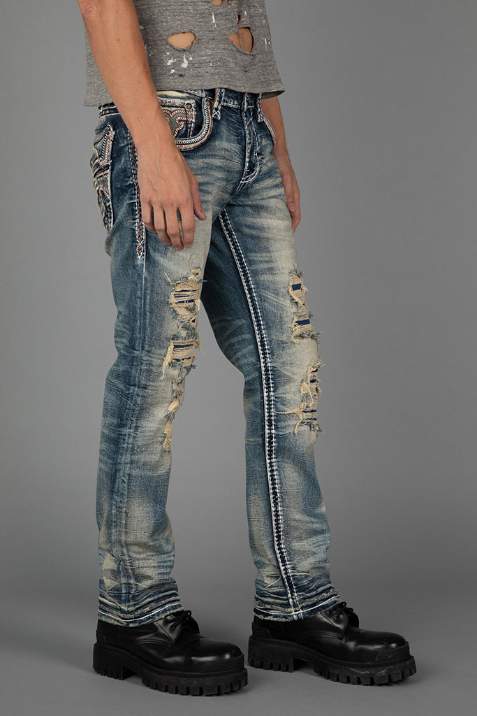 Rayne Straight Jeans Dark Wash Rock Revival