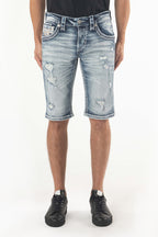 ELIN DENIM SHORTS - Rock Revival Store