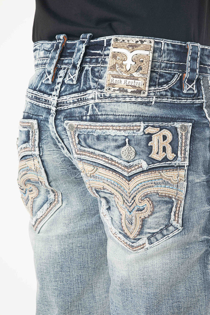 ELIN DENIM SHORTS - Rock Revival Store