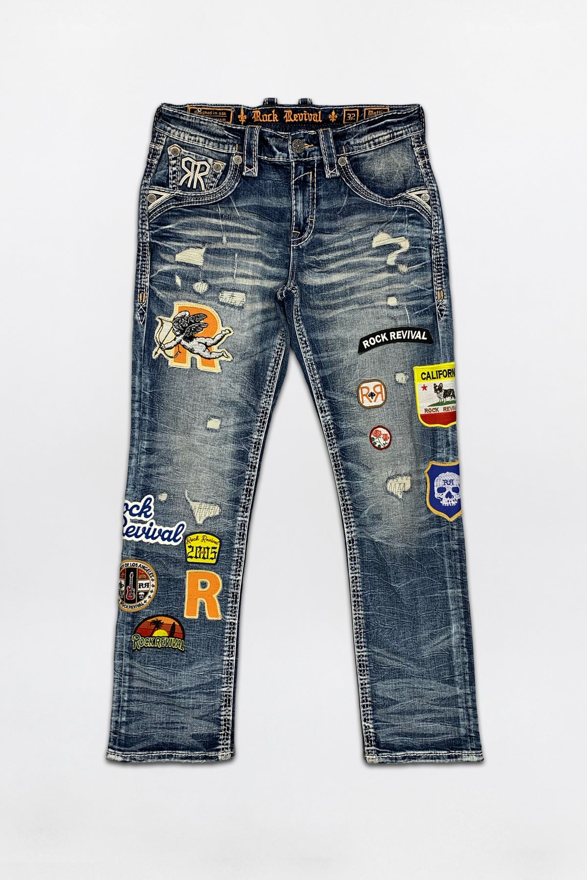 Jeans Mattie de corte recto