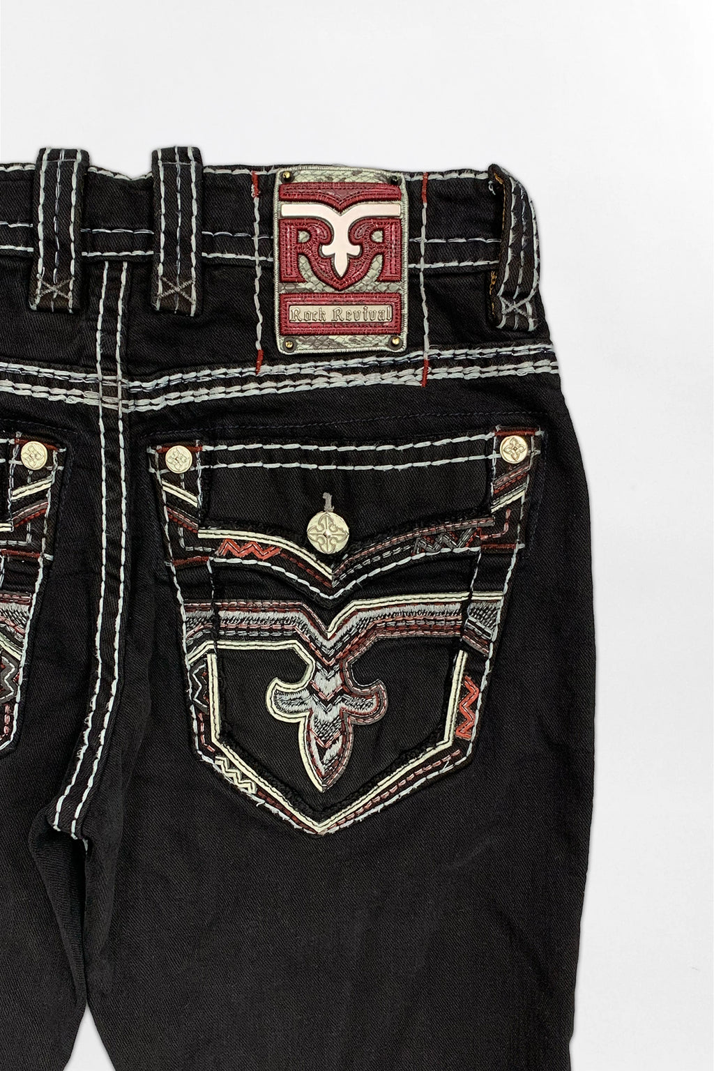 Matteo Bootcut Jeans in Black Overdye